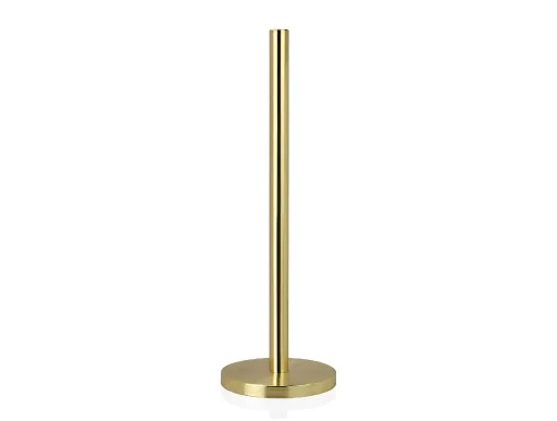 Suporte de Papel de Chão em Metal Dourado – Andrea House