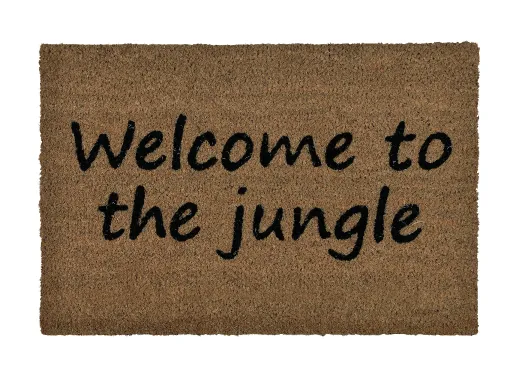 Tapete Entrada " Welcome To The Jungle"