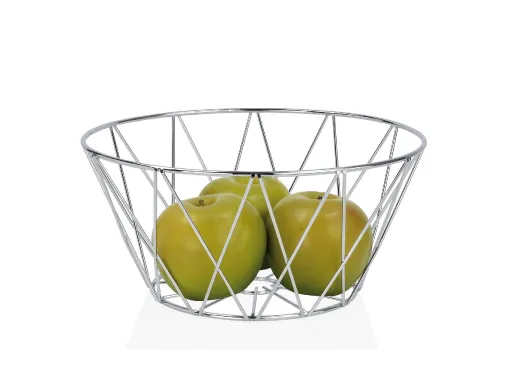 Fruteira de Metal Cromada