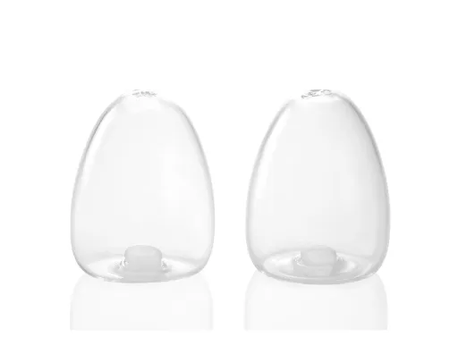 Saleiro e Pimenteiro em Vidro 100 ml – Design Transparente e Funcional