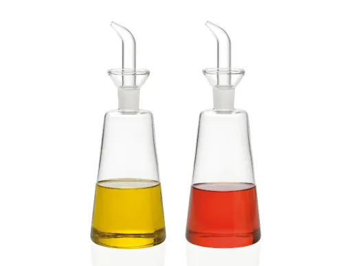Galheteiros de Azeite e Vinagre em Vidro 300 ml – Design Elegante e Funcional