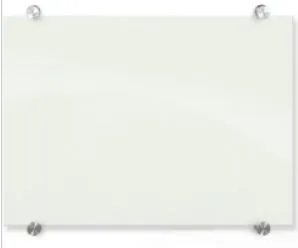 Bi-Office - Quadro de Vidro Não Magnético Branco 45x60 cm