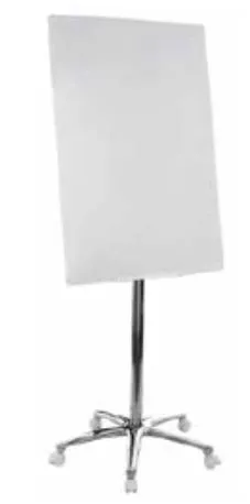 Bi Office - Quadro Branco Tripé com Rodas Magnético em Vidro 1065x755 mm Flip Chart