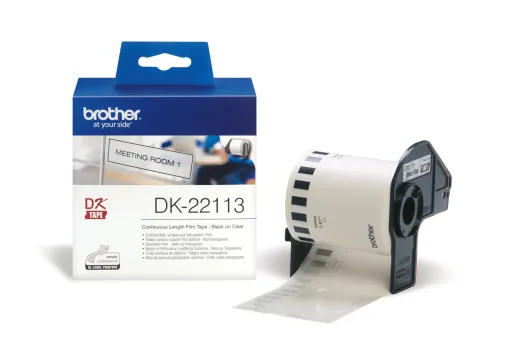 Fita de Película Contínua Brother-Transparente (62mmx15,24m)
