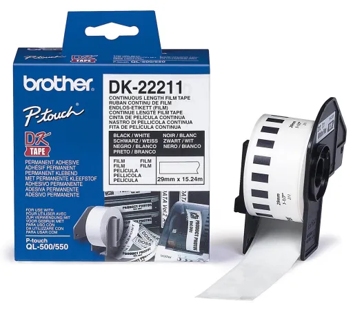 Fita de Película Contínua Brother - Branca (29 mm X 15,24 m)
