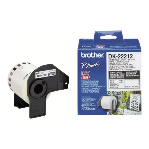 Fita de Película Contínua Brother - Branca (62 mm X 15,24 m)