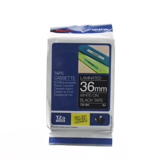 Fita Brother P-Touch Preto/Branco 36 mm X 8 M