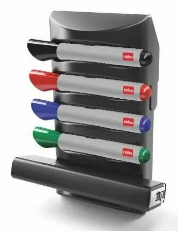 Kit 4 Marcadores e Apagador para Quadros Brancos Prestige – Nobo