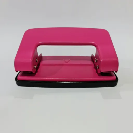 Furador P905 Hole Punch Rosa 10 Folhas