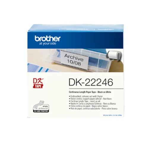Fita de Papel Contínuo Brother - Branca (103mm X 30,48m)