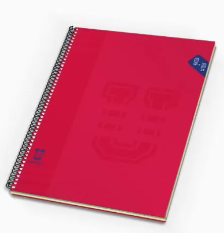 Caderno Espiral A5 100Fls Quadriculado Unikolor – 4School