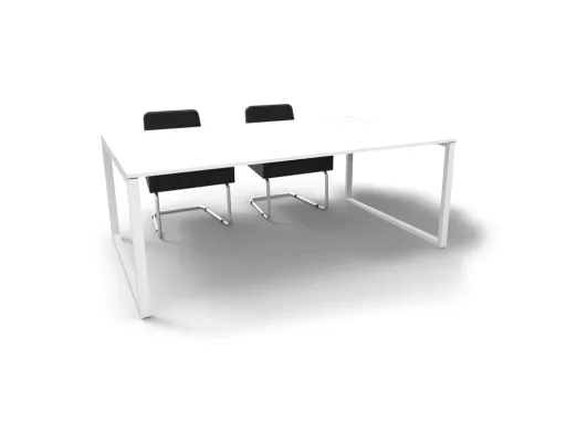Mesa de Reunião Retangular 1600x1200x750mm com Pé Fechado – Jepa40