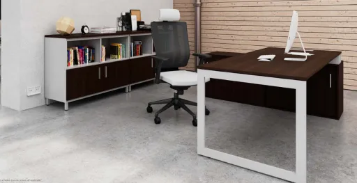Armário Metálico Misto 1200x430x900mm com Tampo Superior Melamina Spare