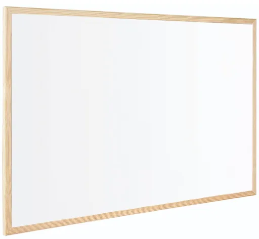 Quadro Branco Budget com Moldura em Pinho 60 x 90cm