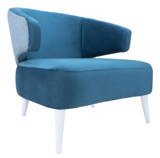 Poltrona Boston Azul Turquesa
