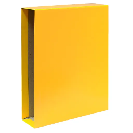 Caixa Pasta Arquivo 1 Fº Plus Amarelo