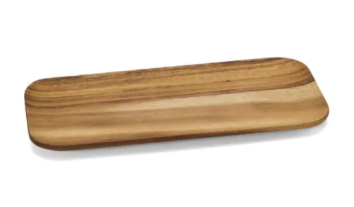 Bandeja de Acácia 15x32x2 cm – Design Natural e Elegante