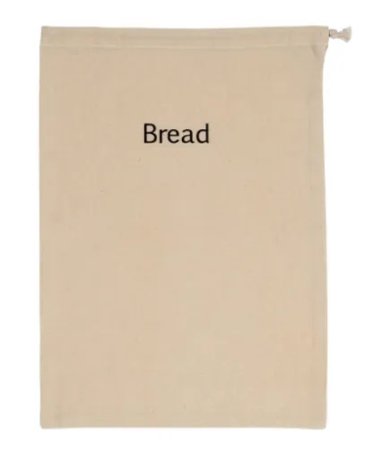 Saco de Algodão “Bread” 28x40 cm – Armazenamento Natural e Sustentável