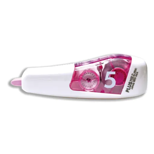 Corretor de Fita Plus MR 5x6m Rosa - Eficaz e Prático