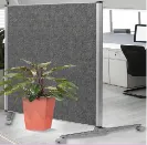 Biombo Tela Divisória 1000x1500 Evolution Sound Proof Face Dupla Acústico - Bi-Office
