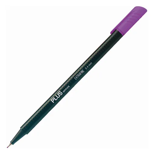 Marcador Extrafino Plus Violeta – 0,4 mm – Plus Office