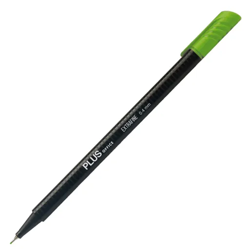 Marcador Extrafino Plus Verde Néon – Plus Office