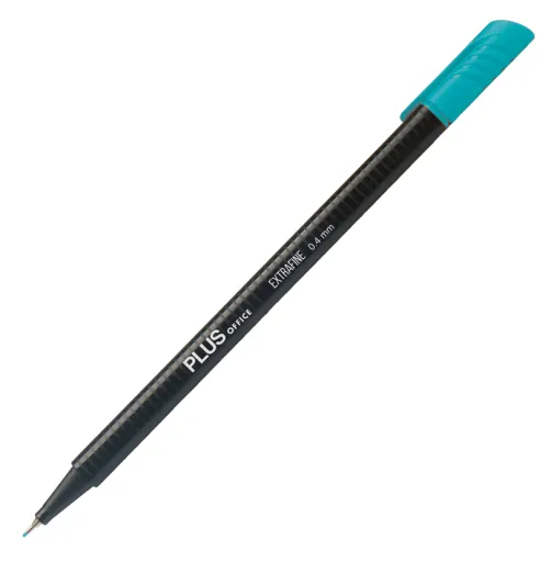 Marcador Extrafino Plus Turquesa – 0,4 mm – Plus Office