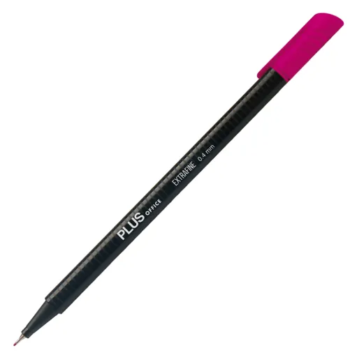 Marcador Extrafino Plus Rosa – 0,4 mm – Plus Office