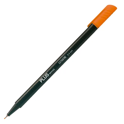Marcador Extrafino Plus Laranja Neon - Plus