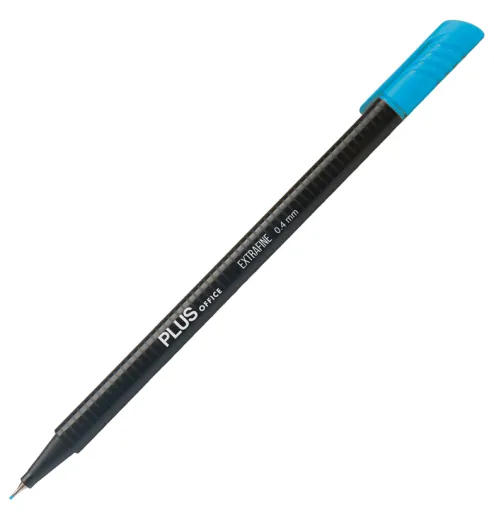 Marcador Extrafino Plus Azul Celeste - Plus