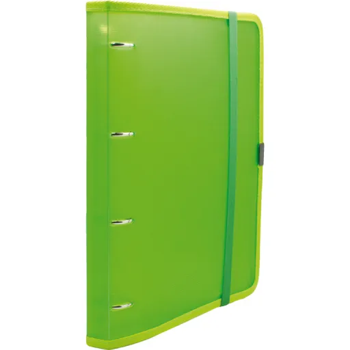 Pasta de Arquivo com Elástico Plus 4 Arg. 30mm Verde