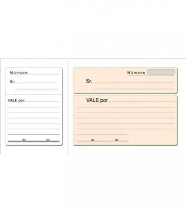 Bloco de Talões 207 x 109 mm T-14 (100 Fls) – Makro Paper