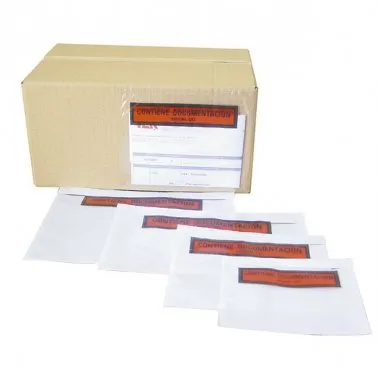 Bolsa Adesiva Porta Documento 228x165 - 100 Unidades