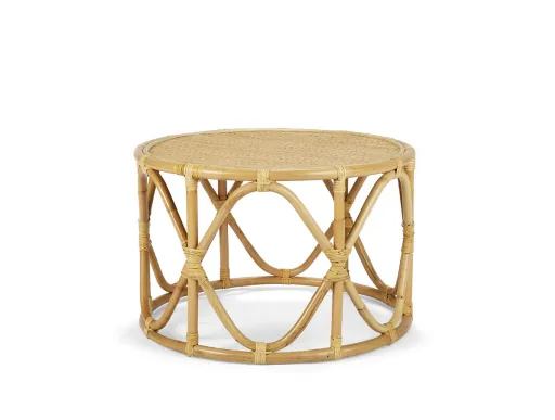 Mesa de Centro em Rattan Ø70x45 cm