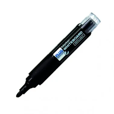Marcador de Quadro Branco Recarregável Plus Preto – Plus