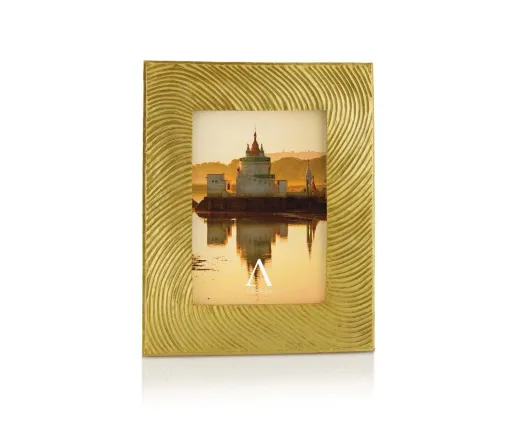 Moldura Decorativa Dourada 10x15 cm – Andrea House