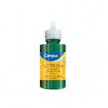 Frasco de Cola Glitter 60g Verde – Campus