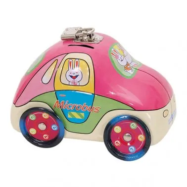 Cofrinho com Fechadura de Carro