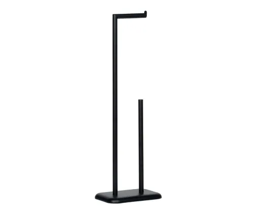 Suporte de Papel Higiénico em Metal Preto – Andrea House