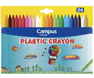 Ceras Plásticas 24 Cores - Campus
