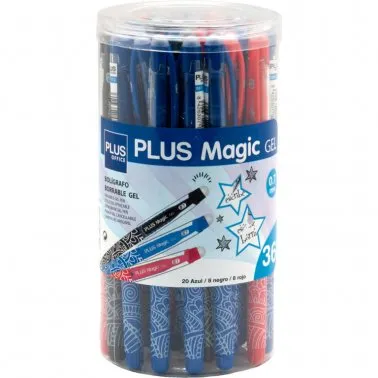 Caneta Apagável Magic Traço 0,7 mm Sortida 36un. – Plus
