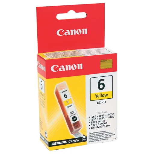 BCI-6Y Yellow p/S800-BJC-8200-S820D-900-9000-830D-I950-I9100-I865