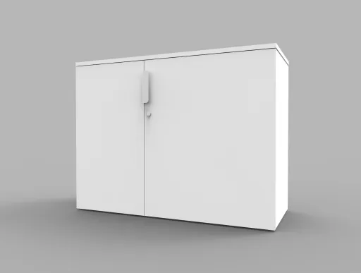 Armário de Portas de Bater Assimétrico 800x1000x420mm