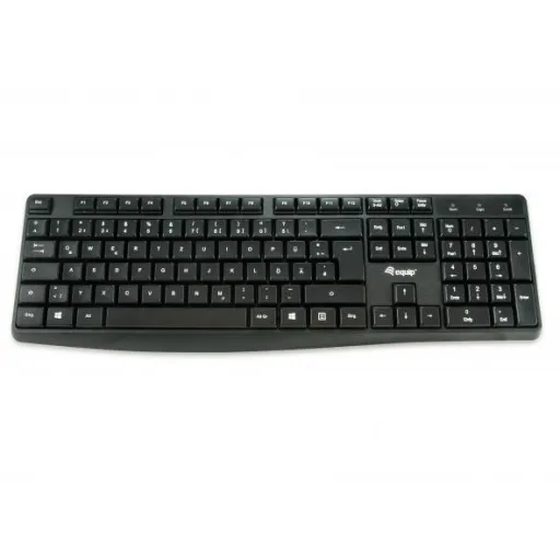 Teclado Equip 105 Teclas Com Fio Preto