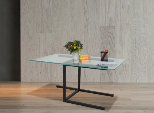 Mesa de Centro Vidro 900x600 mm Chair Riva