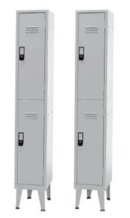 Pack 2 Cacifos Metálicos Simples 2 Cacifos 1900x300x500mm Standard