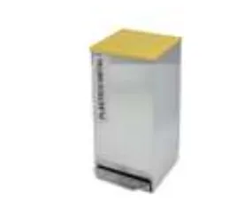 Contentor Individual de Reciclagem Seletiva de Grande Capacidade, com Tampa e Pedal