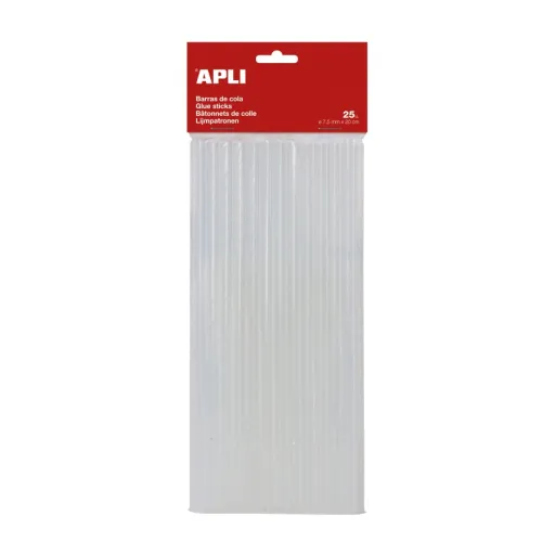Barras de Reposição de Cola Quente Ø 7,5 mm x 20 cm 25 Barras - Apli