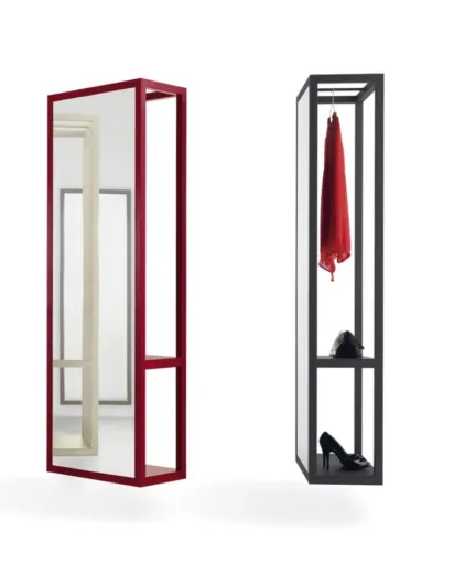Espelho com Roupeiro Rust 1800x300x900mm