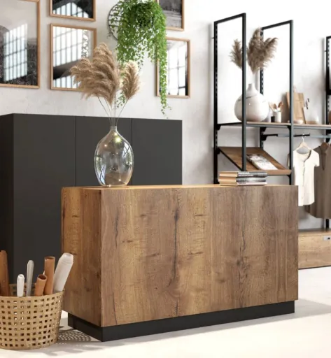 Balcão Rustic 1100x500x900 mm